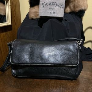 VINTAGE FOSSIL BAGUETTE LEATHER PURSE